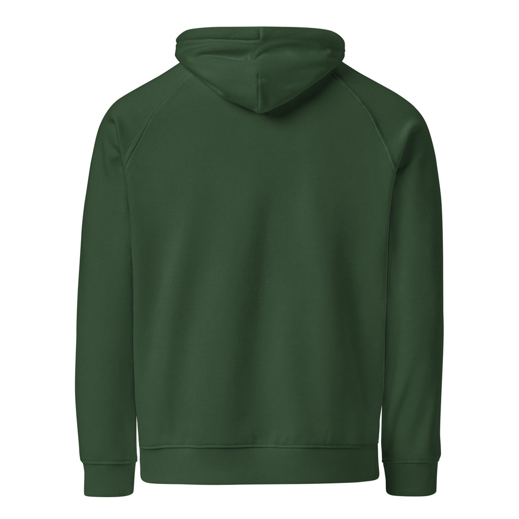Unapologetic American Hoodie — Bottle Green back | Rattler Republic