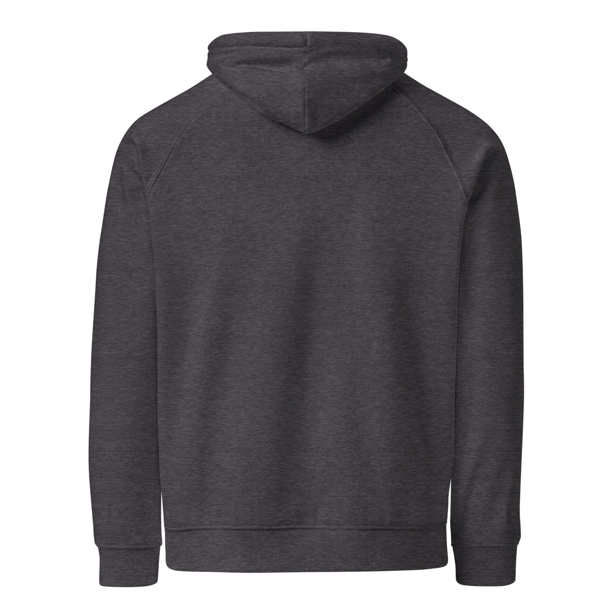 Unapologetic American Hoodie — Charcoal Melange back | Rattler Republic
